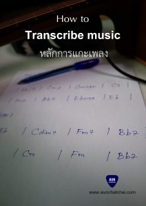30. How to transcribe music